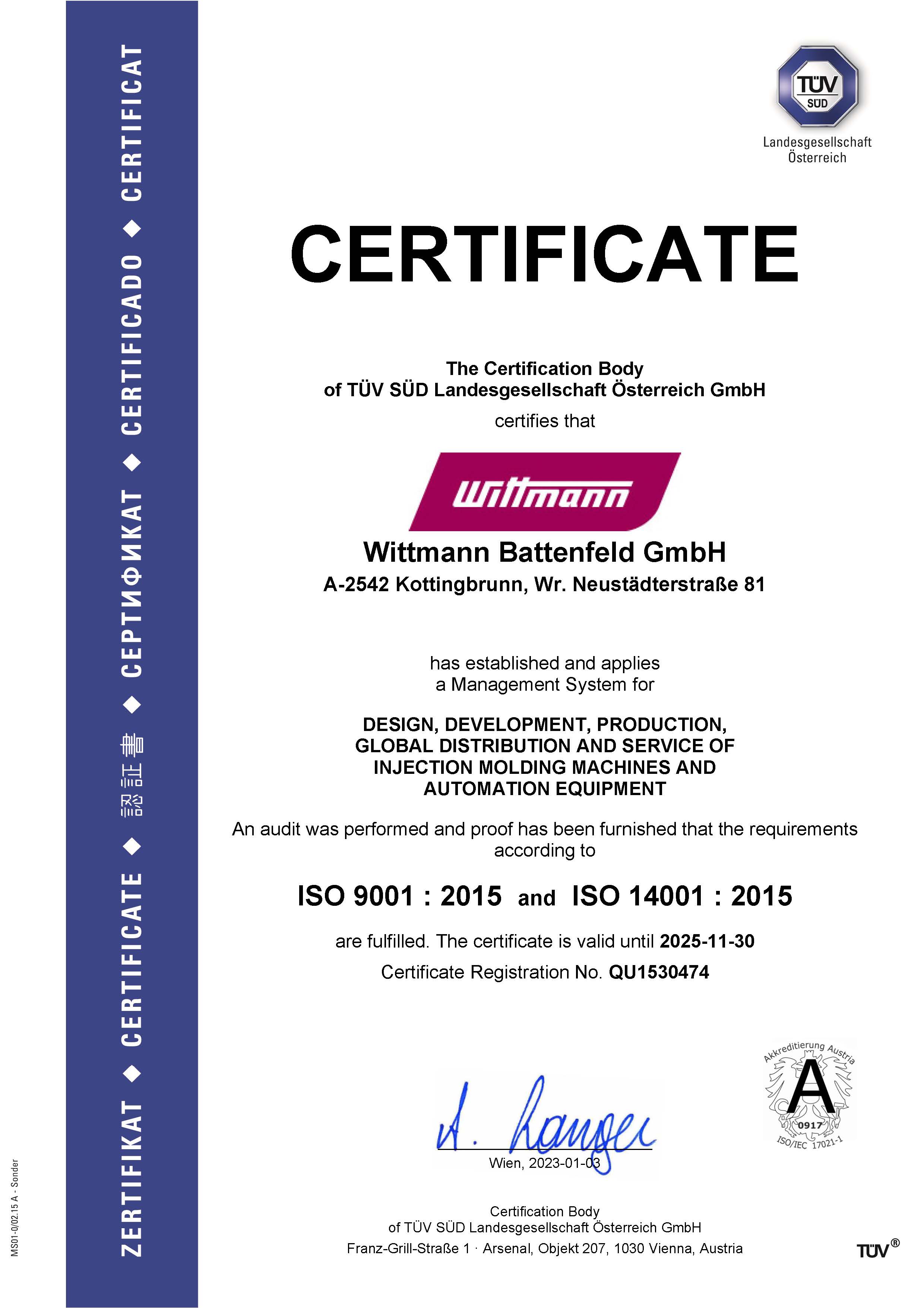 Zertifikat-A4 ISO 9001-ISO 14001-Battenfeld_e_2023