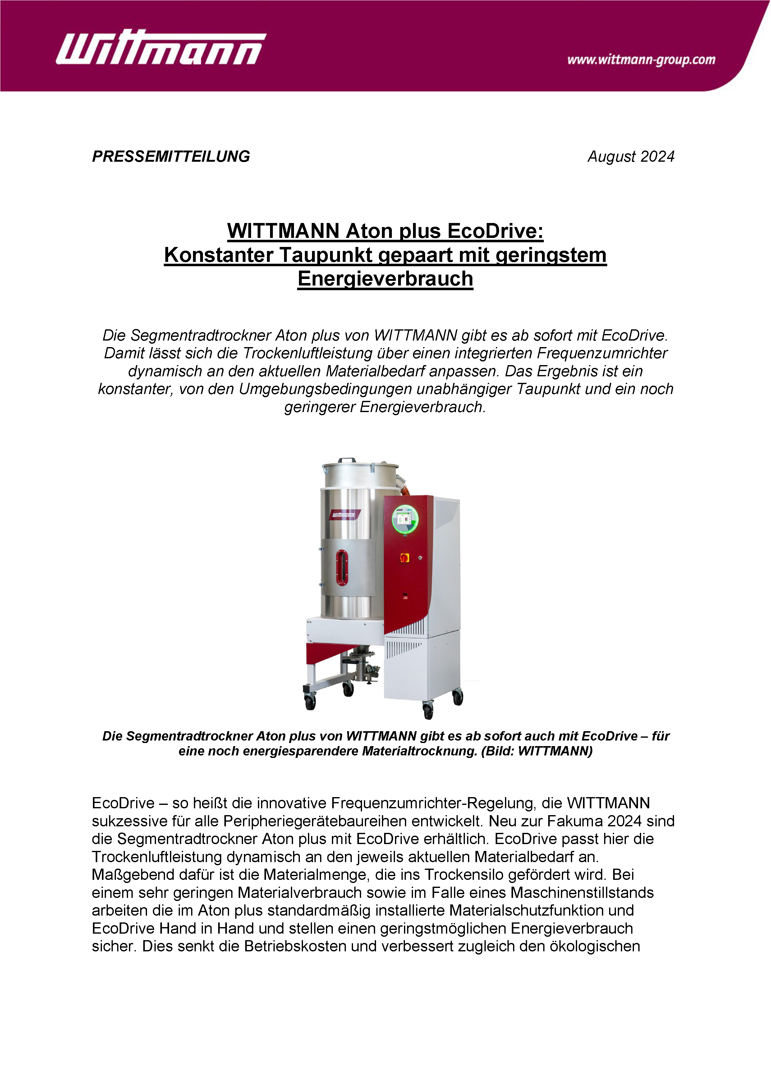 Witt-PM-09-2024_Fakuma 2024Aton plus EcoDrive_de_Seite_1